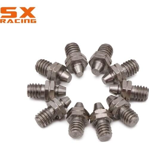M4*0.7 Motorcycle 10pcs Aluminum Foot Pegs Footpeg Pedals Screws Bolts For KTM EXC SX XC YZ YZF WR CR CRF XR KX KLX DRZ RMZ