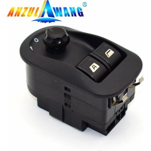 6554.WA 6554 WA for Peugeot 206 206 CC 206 SW 306 206 Saloon 2007-2016 Black Electric Master Window Switch