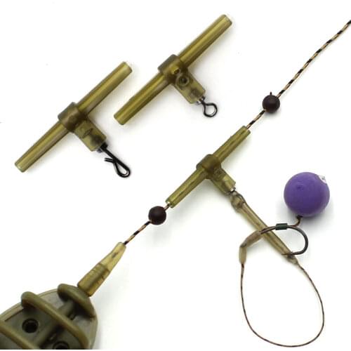 15pcs Carp Fishing Accessories Anti Tangle Sleeves Swivel For Carp Fishing Rig Feeder Fishing Tackle Side Bend With Plug Gear