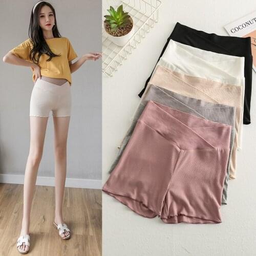 Maternity Woman Security Trousers Clothes for Pregnant Pants Cotton Leggings Thin Shorts Fashion Summer Wear new 2020