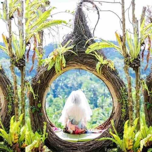 Freeshipping Lounger Outdoor Rattan Sofa Lying Bed Balcony Villa Outdoor PU Rattan Chairs Sets