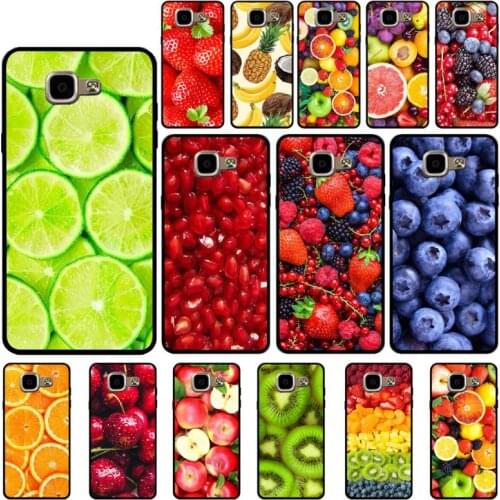 YNDFCNB summer fruit orange strawberry Phone Case for Samsung A6 A8 Plus A7 A9 A20 A20S A30 A30S A40 A50 A70