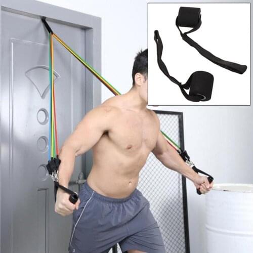 Resistance Bands Home Fitness Elastic Exercise Training Strap Resistance Band Over Door Pull Rope Door Buckle Wholesale