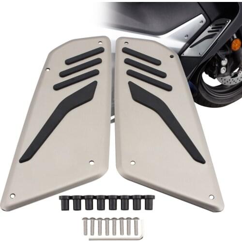 Motorcycle Footboards Pedal Covers Fits for Yamaha TMAX T-max 530 2012-2015 Motorbike Foot Footrest Pegs Plate Pads