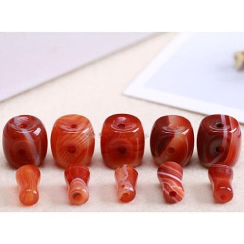 Natural Guru Mala Beads For Jewelry Making 1 Set DIY Accessorries Bead For Bracelet Necklace Red Agates Green Aventurine Howlite