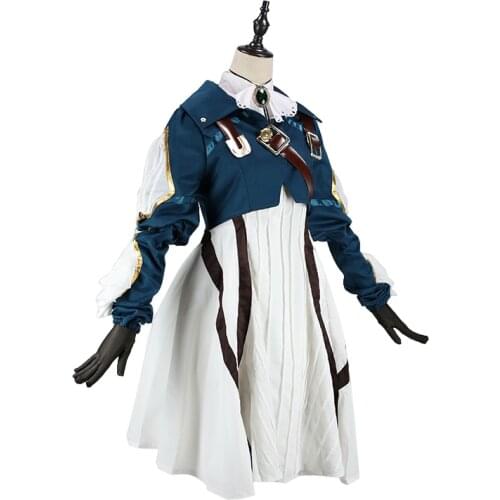2019 New Anime Violet Evergarden Cosplay Costume Violet Cosplay Fancy Dress Outfit Halloween Adult Costumes for Women S-3XL
