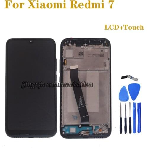 NEW display For Xiaomi Redmi 7 LCD Display Touch Screen digitizer Assembly for Redmi7 display with frame repair parts