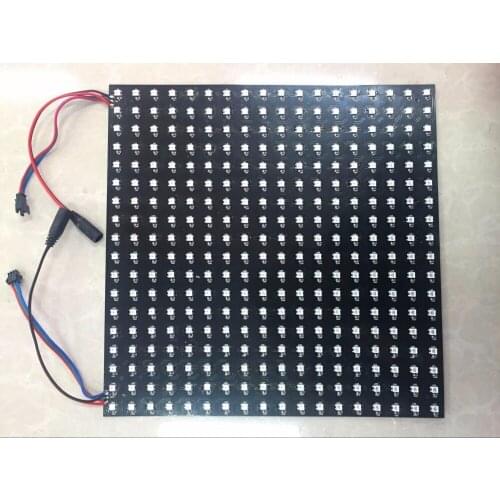 P16.6mm SK6812 RGB addressable 18*18pixels led digital RIGID panel light,size:30cm*30cm,DC5V input