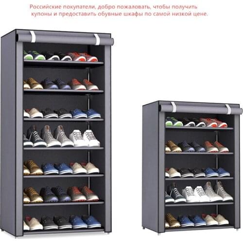 Multilayer Shoe Rack Detachable Dustproof Nonwoven Fabric Shoe Cabinet Shoes Organizer Shoe Rack and Storage Home Furniture