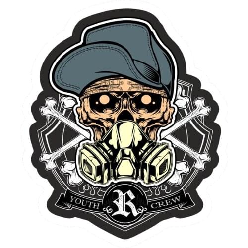 Skeleton Captain Biochemical Trend Sticker Decal #04043