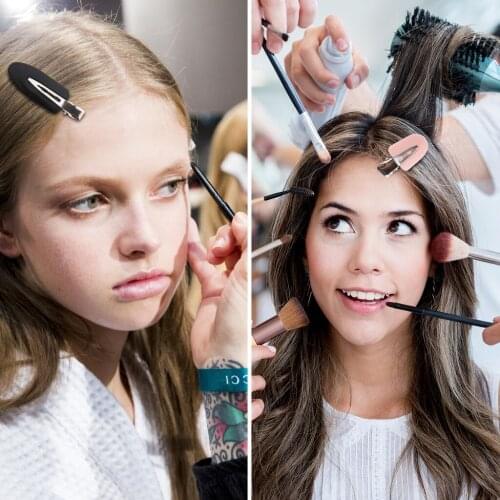 16x Colorful No Bend Hair Clips No Hairclips Hairstyle Waves Clamps