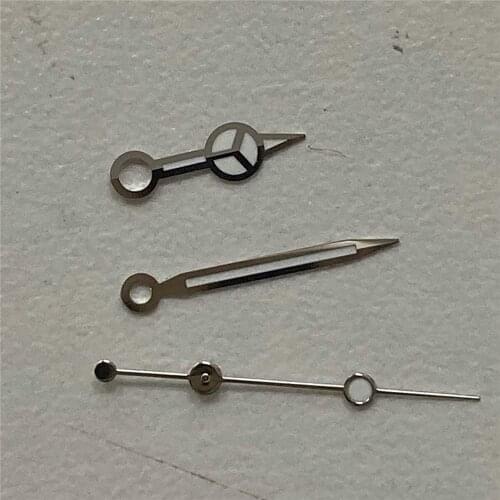 Green Luminous Silver Watch Hands Kit for Miyota 8215 8200 821A for GD3804 for Mingzhu 2813 Watch Movement Accessories