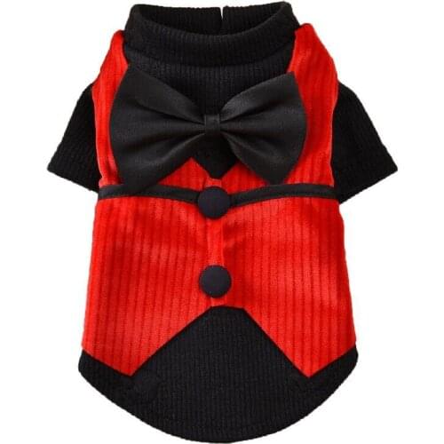 Pet Wedding Dress Boy Dog Suit Tuxedo Girl Dog Tutu Cat Puppy Costume Yorkshire Pomeranian maltese Poodle Outfit Winter