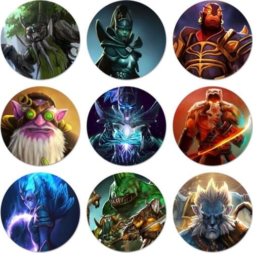 58mm Game Dota 2 Icons Pins Badge Decoration Brooches Metal Badges For Clothes Backpack Decoration