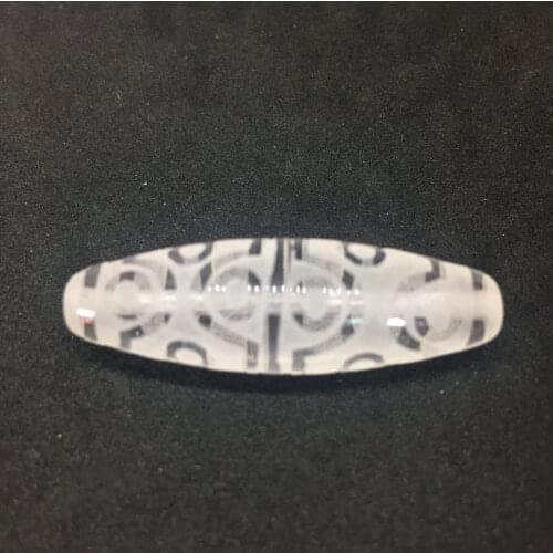 18 Eyes Natural Quartz Crystal Stone 12mm*38mm Tibetan Beads Pendant Powerful Amulet DIY Pendant Bracelet