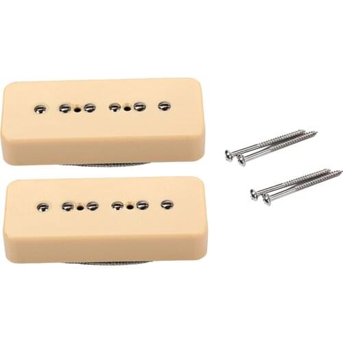 2pcs Single Coil Alnico 5 P90 Pickups Electric Guitar Spare Parts