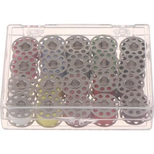 20pcs Metal Sewing Threads Bobbins Spool Sewing Craft Tool Machine Spool Bobbin Handwork Accessories