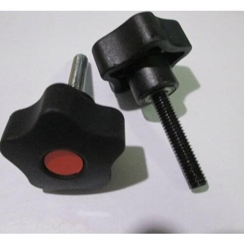 3pcs M5 M6 M8 five stars plastic head hand screw nylon handle screws