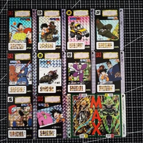 45pcs/set Dragon Ball Z Main Bullet Saiyan Goku Vegeta Toys Hobbies Hobby Collectibles Game Anime Collection Cards