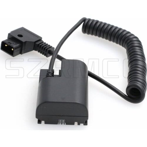 D-tap to New DR E6(LP E6) Dummy Battery for Canon 60D 70D 80D Camera and SmallHD 501 502 702 Monitor