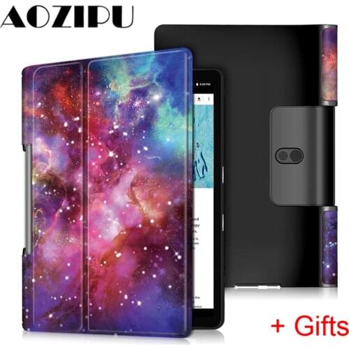 Case for Lenovo Yoga Smart Tab YT-X705F 10.1" Tablet PU Leather Magnetic Protective Cover Funda for Lenovo Yoga Smart Case