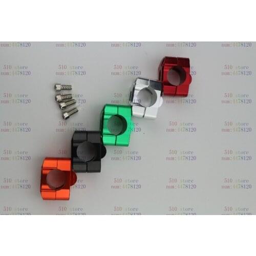 5 colors black red green sliver orange Motorcycle Clamp Riser Handlebar Handle Bar fit Bar Adapter Pit For Dirt Bike MINI Moto