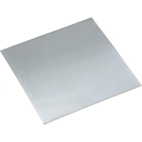1Pcs Zinc Plate 99.9% Pure Zinc Zn Sheet Plate 100mmx100mmx0.2mm For Science Lab Accessories