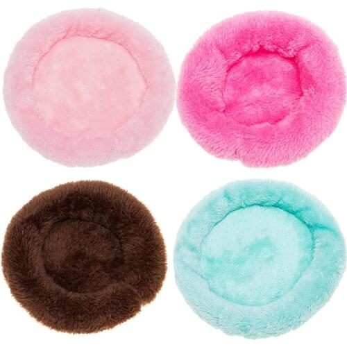 Small Animal Hamster Bed Plush House Winter Warm Squirrel Hedgehog Rabbit Guinea Pig Chinchilla Bed Mat House Hamster Nest