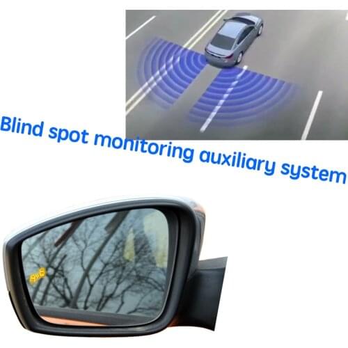 Car BSD BSM BSA Blind Area Spot Warning Drive Mirror Rear Radar Detection System For Volkswagen VW POLO MK5 6R 2009~2013