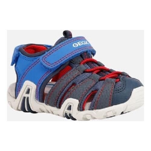 Geox, kids crab sandals. With non-slip, lightweight and flexible sole. Velcro closure and reinforced toe