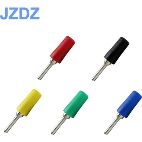 JZDZ 10 Pcs 2mm Banana Plug Welded Type Pure Copper Needle J.10001