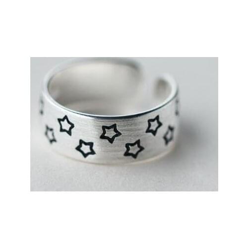 Punk Star Rings For Women Girls Fashion Irregular Finger Rings Gift 2021 Female Jewelry Party