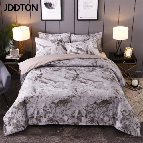 JDDTON New Arrival Classical Brief Bed Linings Marble Pattern Bedding Set 3/Pcs Suit Quilt Cover Pillowcase Cover Bed BE116