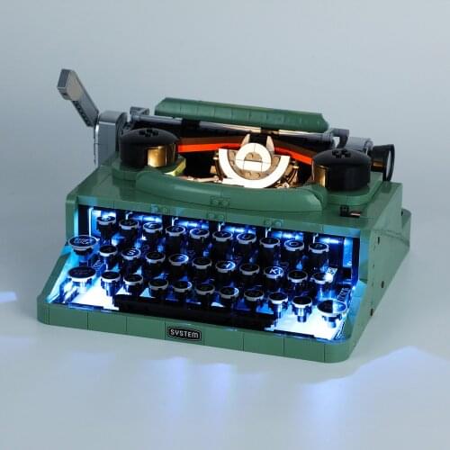 JOY MAGS Only Led Light Kit For 21327 Typewriter, (NOT Include Model)