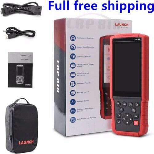 Launch CRP 808 CRP808 Full System OBD2 Diagnostic Tool for European Cars America car and Asian Cars Multi-languages