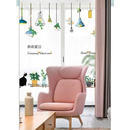 Summer balcony frosted static glass film transparent opaque privacy bathroom glass sticker