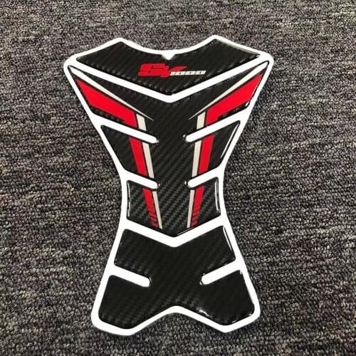 For Suzuki SV1000 SV 1000 Decals 3D Carbon-look Motorcycle Tank Pad Protector Sticker