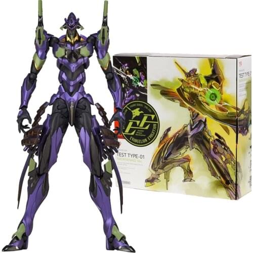Original Kaiyodo Revoltech Evangelion Evolution Eva-01 Natayanagi Limited Shf Action Figure Collect Model Robot Doll Kids Toys