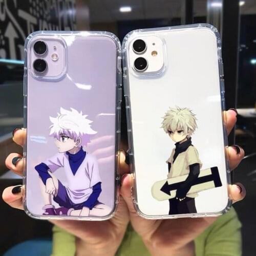 GYKZ Japan Anime Hunter X hunter Clear Phone Case For iPhone 11 Pro 12 XR X XS MAX SE20 7 8 6Plus Cute HXH Soft TPU Cover Fundas