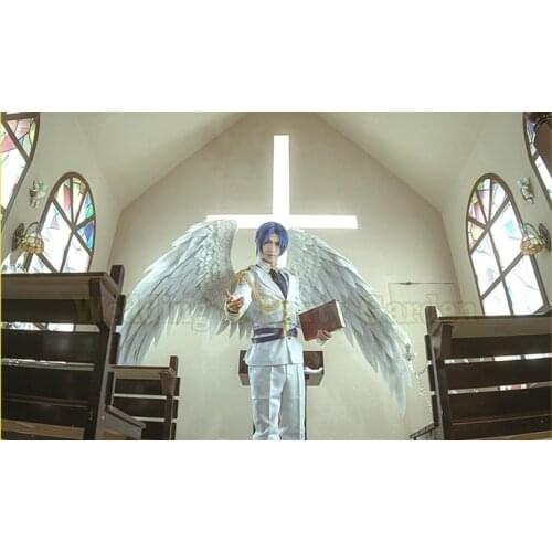 Black white cosplay angel wings catwalk show props festival Angel Feather wings Window props underwear catwalk