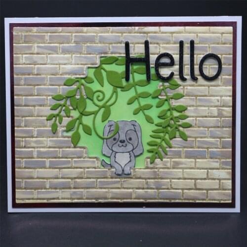 Cute puppy relief clip plastic scrapbook DIY clip art album card decoration tools craft card paper making decoration