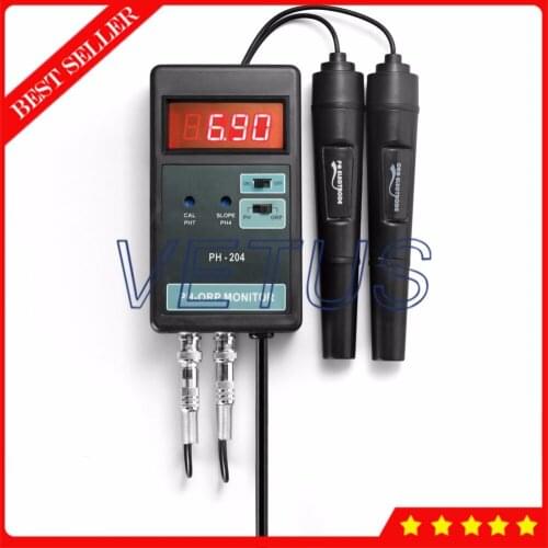 PH-204 4 Digital LED PH ORP Meter Tester with 2 in 1 High Accuracy monitoring equipment