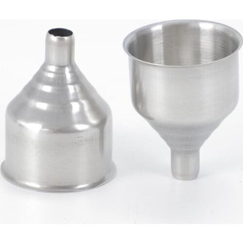 High-quality stainless steel small funnel hip flask set original matching funnel universal style