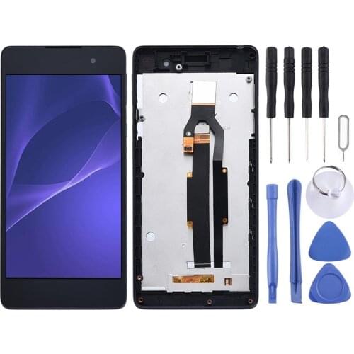LCD Screen and Digitizer Full Assembly with Frame for Sony Xperia E5 F3311 F3313