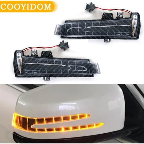 COOYIDOM LED Rear View Mirror Turn Signal Light led For Mercedes Benz W221 W212 W204 S300 S500 S350 S600 S400 C180