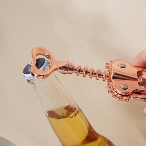1PC Steel Bottle Opener Waiter Bottle Pumps Cork Red Out Opener Wine Corkscrew Corkscrews Metal Tool R4I4