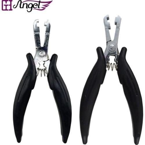 Angels 1pc U-shaped Tip Plier for Micro Rings Human Hair Extensions Stainless Steel Hair Extension Tools 2 Types Optional