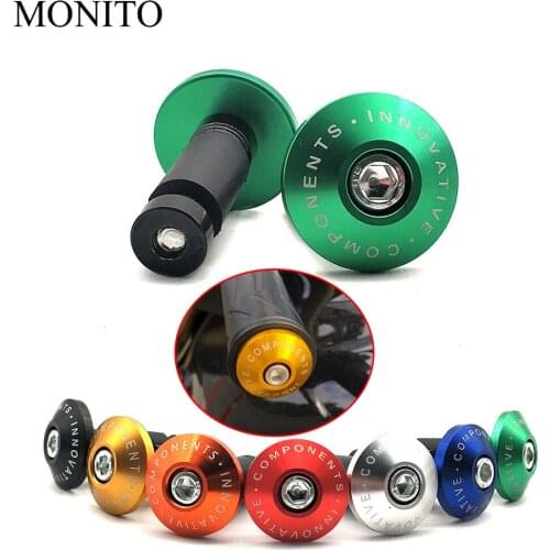 Hot 2Pcs Universal Motorcycle Handle Ends Bar motocross Handlebars Grips For HONDA CRF230F XR230 XR250 XR400 CRF 230F XR 250 230