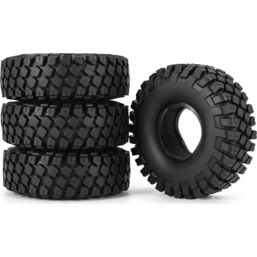 4Pcs 1.9inch Rubber Tires Tyre Sponge Liner For RC Crawler Climbing Off-road Buggy Car Vehicle Model Truck CC01 D90