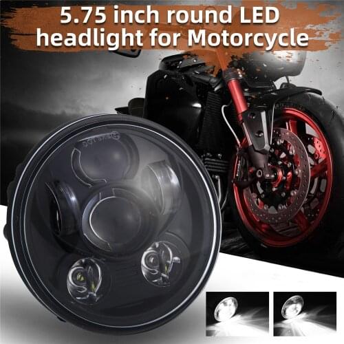 5.75 Inch M151-AH4 Motorcycle LED Headlight Bulbs 6500K Motorcycle Headlamp Spotlights Motobike Lights 200W Moto Fog Head Light